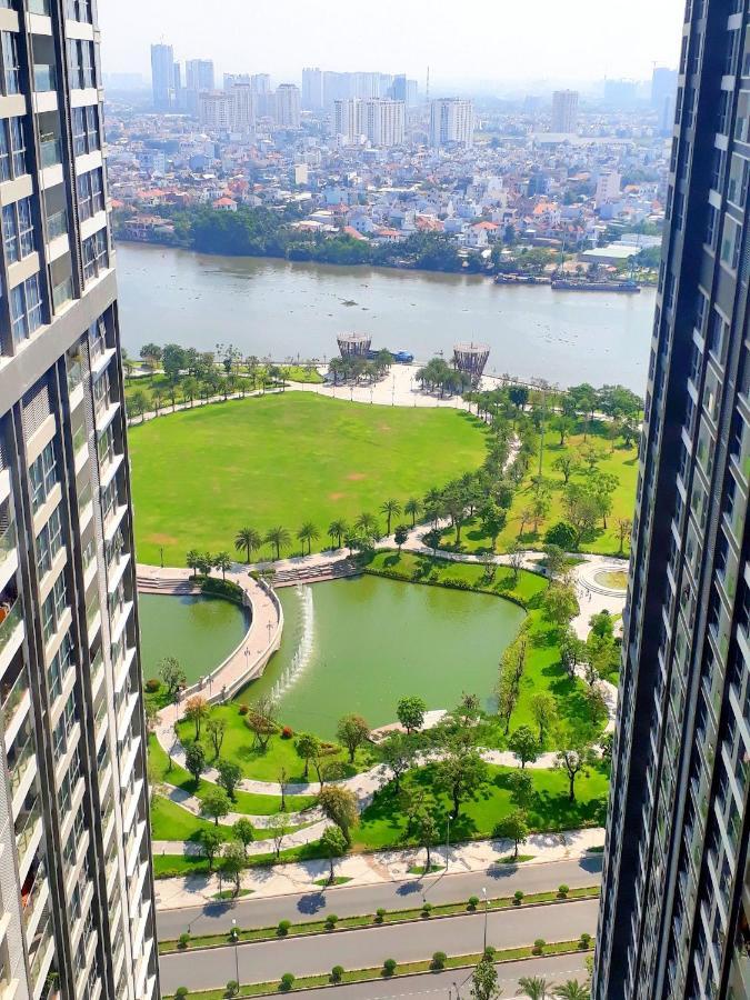 Luxury Vinhomes Central Park Humi Apartment Ho Chi Minh-stad Buitenkant foto