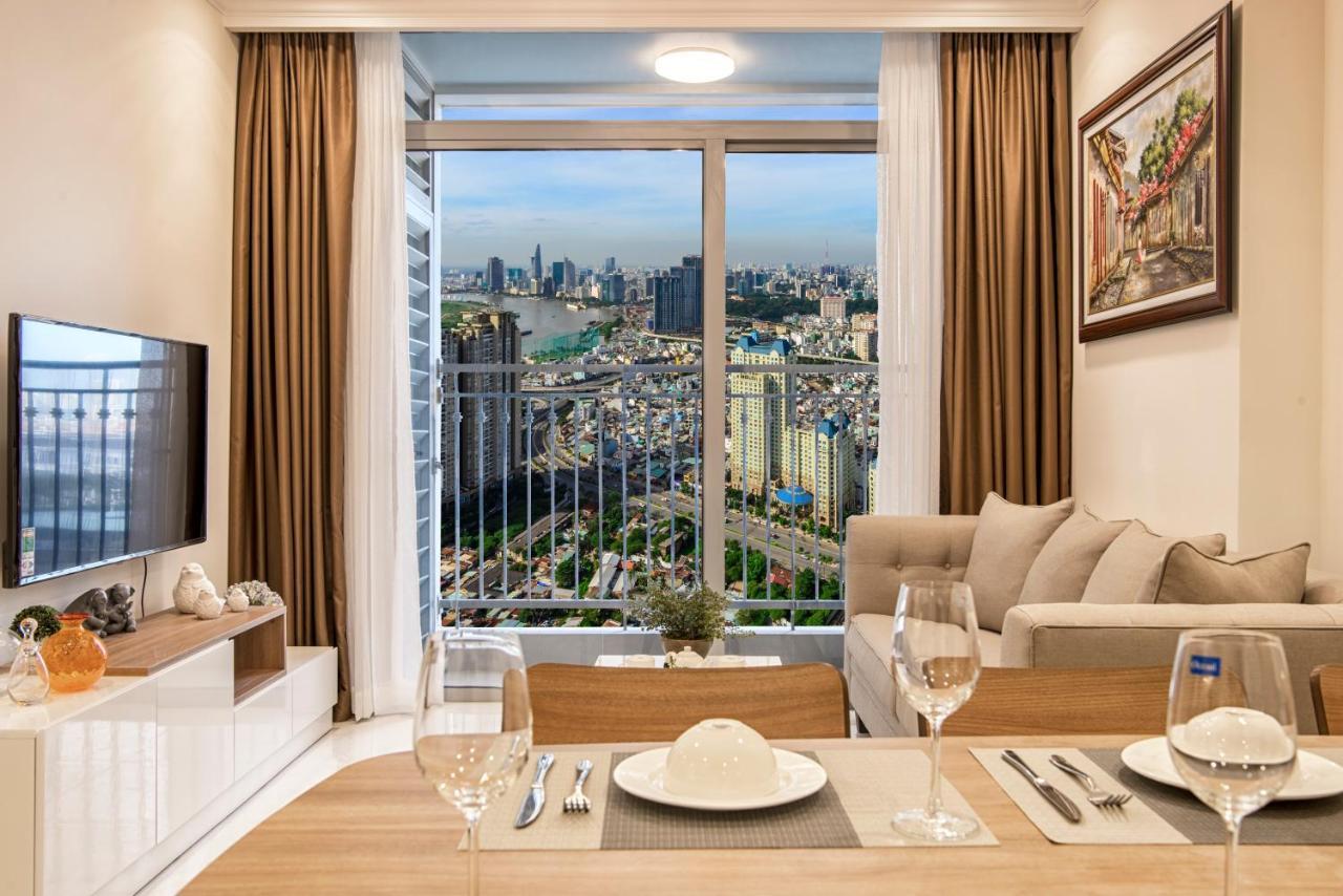 Luxury Vinhomes Central Park Humi Apartment Ho Chi Minh-stad Buitenkant foto
