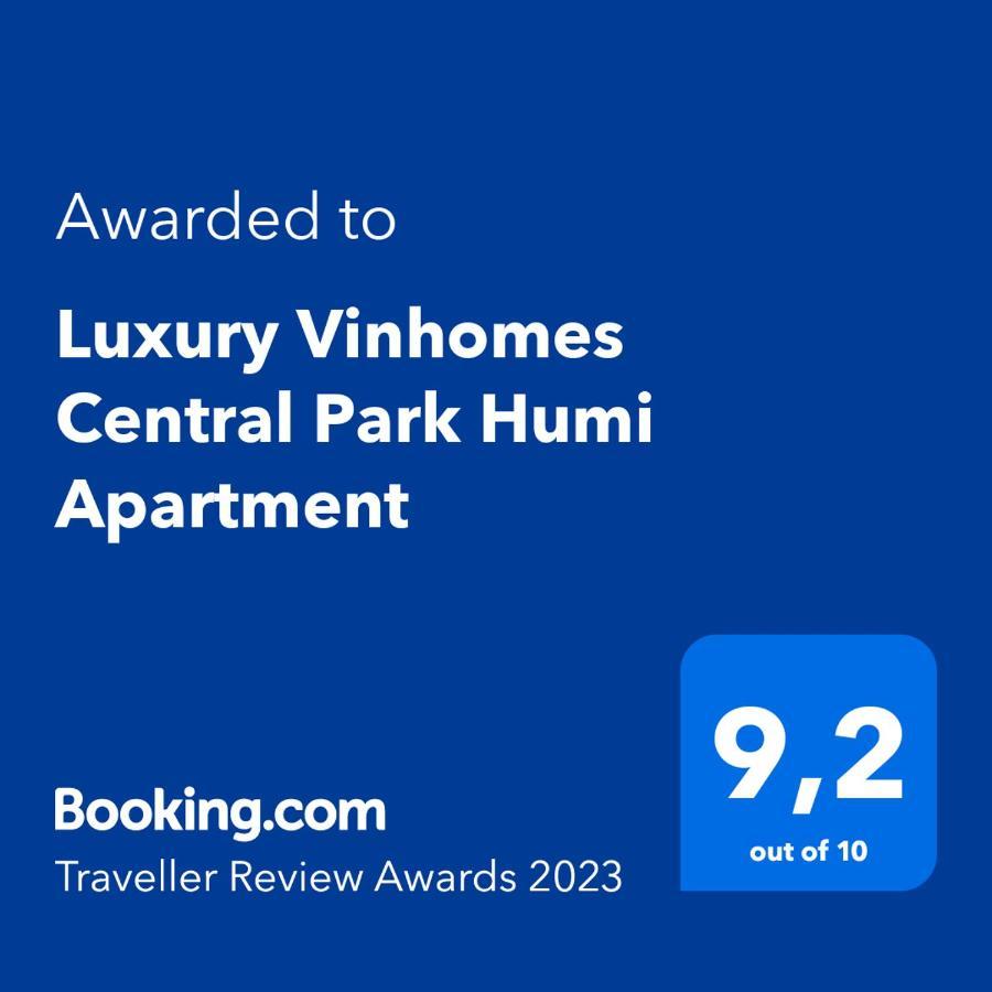 Luxury Vinhomes Central Park Humi Apartment Ho Chi Minh-stad Buitenkant foto